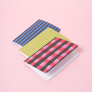 Big Gingham B6 Blank Notebook