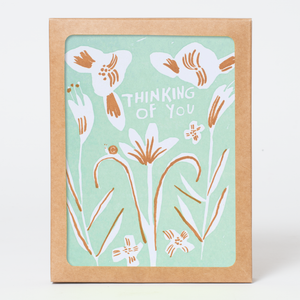 Thinking Of You Lilies Greeting Card Box Set