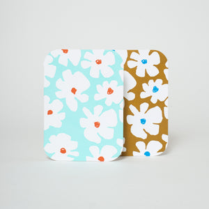 Big Flower Blank Letterpress Greeting Card