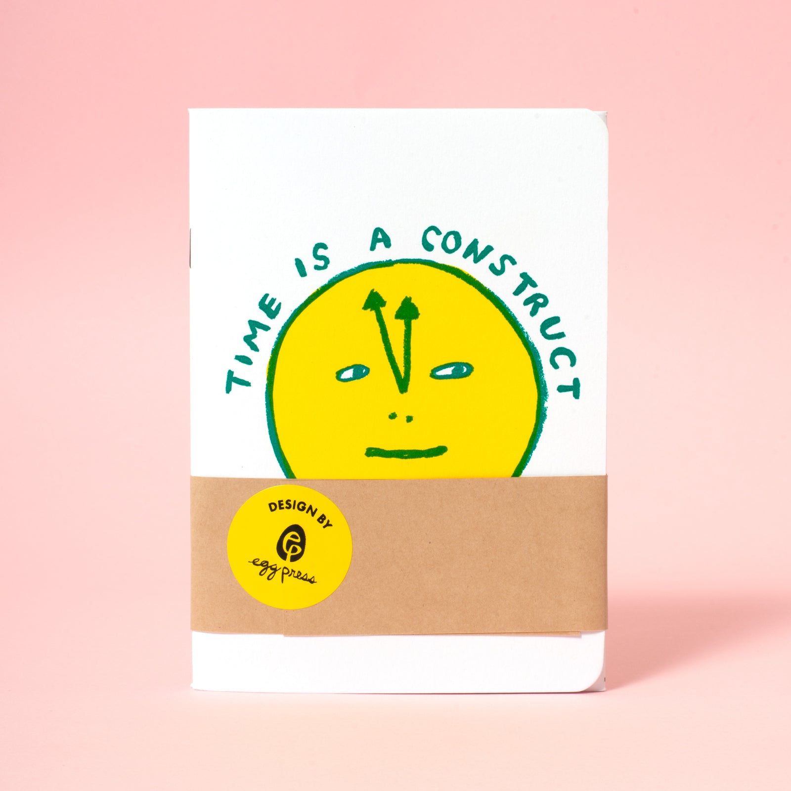 B6 Softcover Blank Notebook 2-Pack (Time Is A Construct & Nosy Guy)
