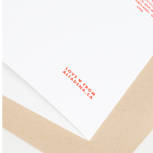 Confetti Goldfish Birthday Letterpress Greeting Card