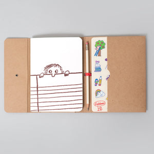 Foldeeo Notebook Folio Nosy Guy B6 Size