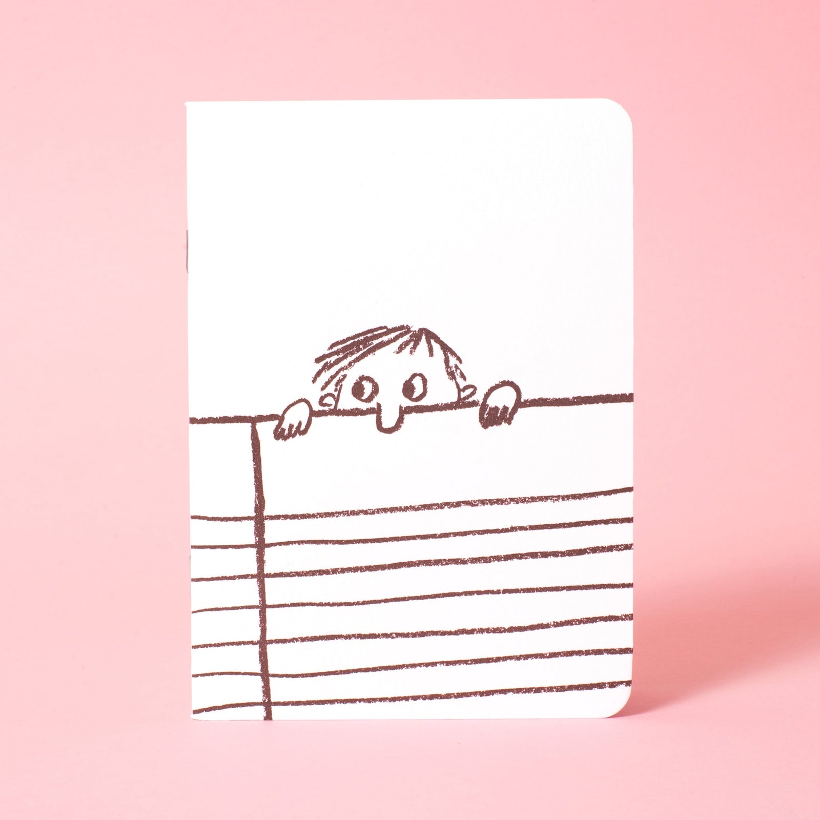 Nosey Guy B6 Softcover Blank Notebook