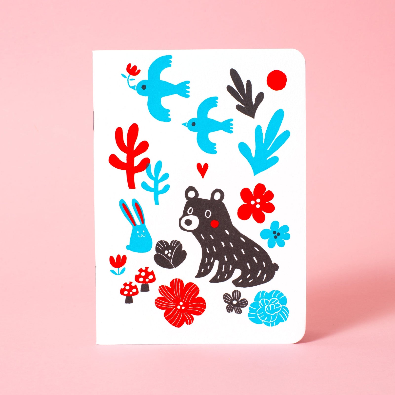 Bear & Bunny B6 Softcover Blank Notebook