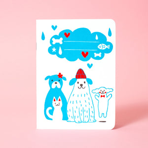 Dog Squad B6 Softcover Blank Notebook