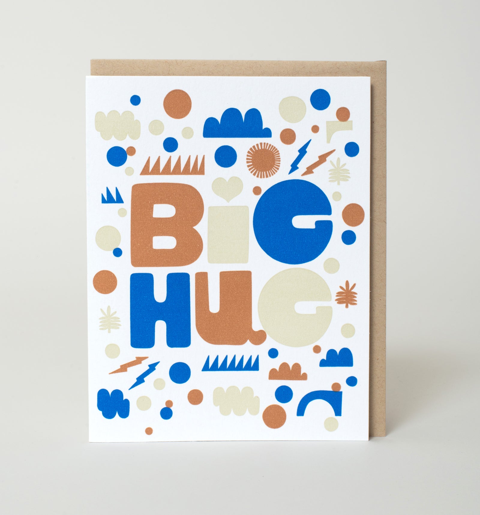 Big Hug Sympathy Letterpress Greeting Card