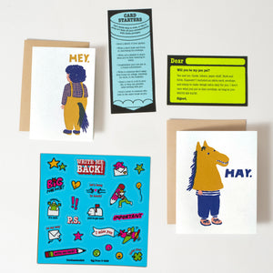 Horses Hey Write Me Back! Pen Pal Kit