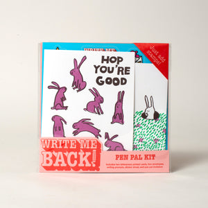 Hop You're Good! Bunnies Write Me Back! Pen Pal Kit