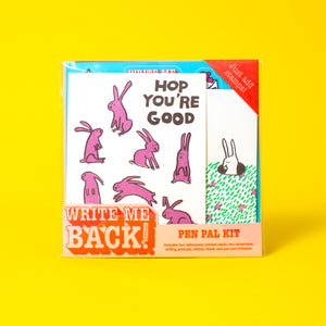 Hop You're Good! Bunnies Write Me Back! Pen Pal Kit