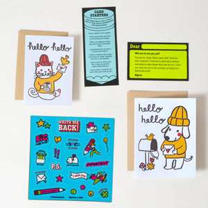 Dog & Cat Write Me Back! Pen Pal Kit