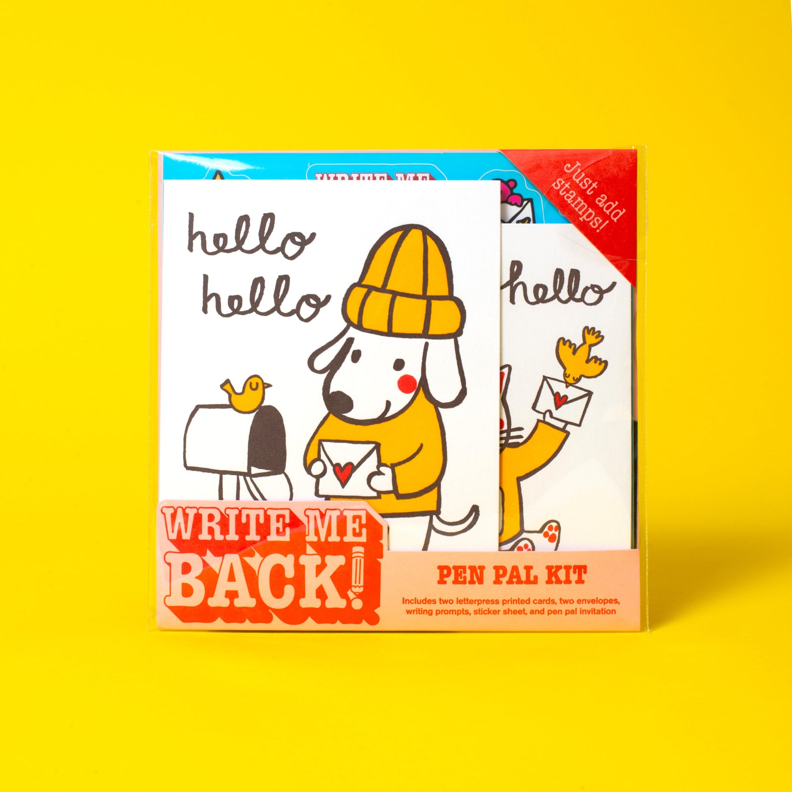 Dog & Cat Write Me Back! Pen Pal Kit