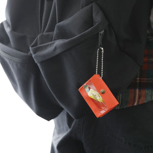 Mini Keychain Storage Case, Red