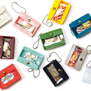 Mini Keychain Storage Case, Red